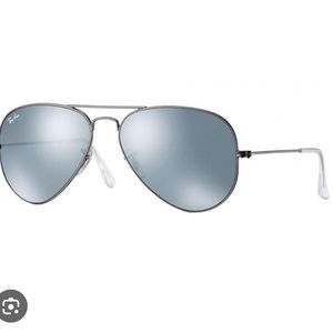 Ray-Ban Silver Mirrored Aviators